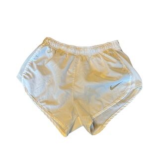 Nike Women's White Dri-Fit Athletic Running Shorts Womens S